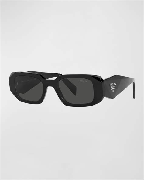 prada rectangle sunglasses white|prada rectangle sunglasses men.